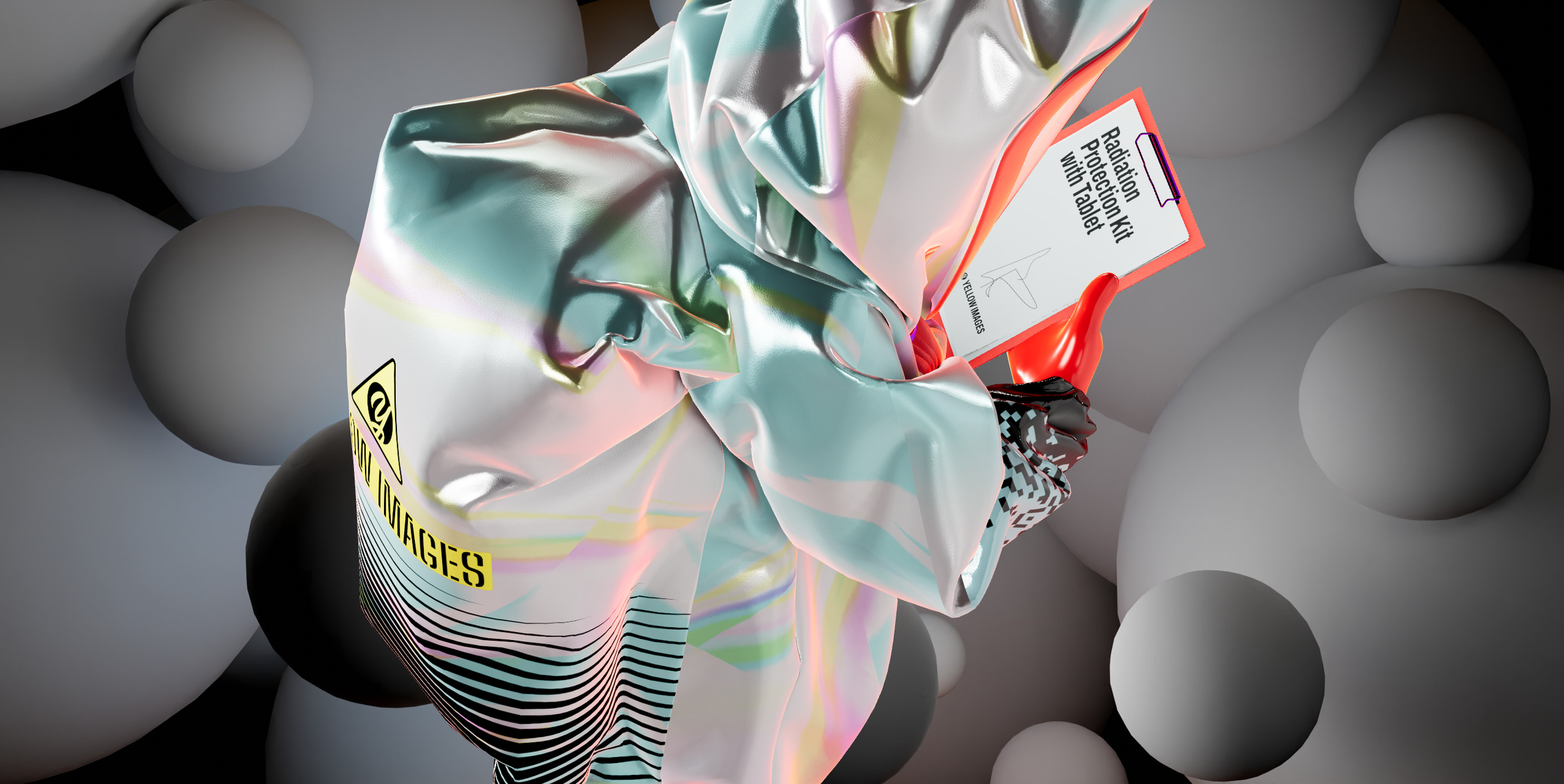 ProVisual — Character in Radiation Protection Kit with Tablet 3D mockup