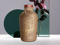 ProVisual —  Liqour Bottle in Paper Wrap 3D mockup and 3D model -  visualize online now