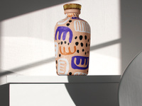 ProVisual —  Ceramic Liquor Bottle 3D mockup and 3D model - explore every detail and customize online now