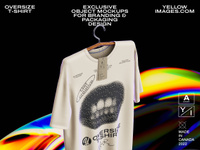 ProVisual —  T-Shirt on Hanger 3D mockup and 3D model - see every detail and customize online