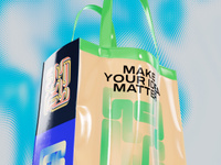ProVisual - 3D Model & 3D Mockup of Plastic Shopping Bag - create stunning design projects online