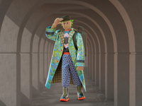 ProVisual —  Stylized Character with Sack 3D mockup and 3D model - explore every detail and customize online now