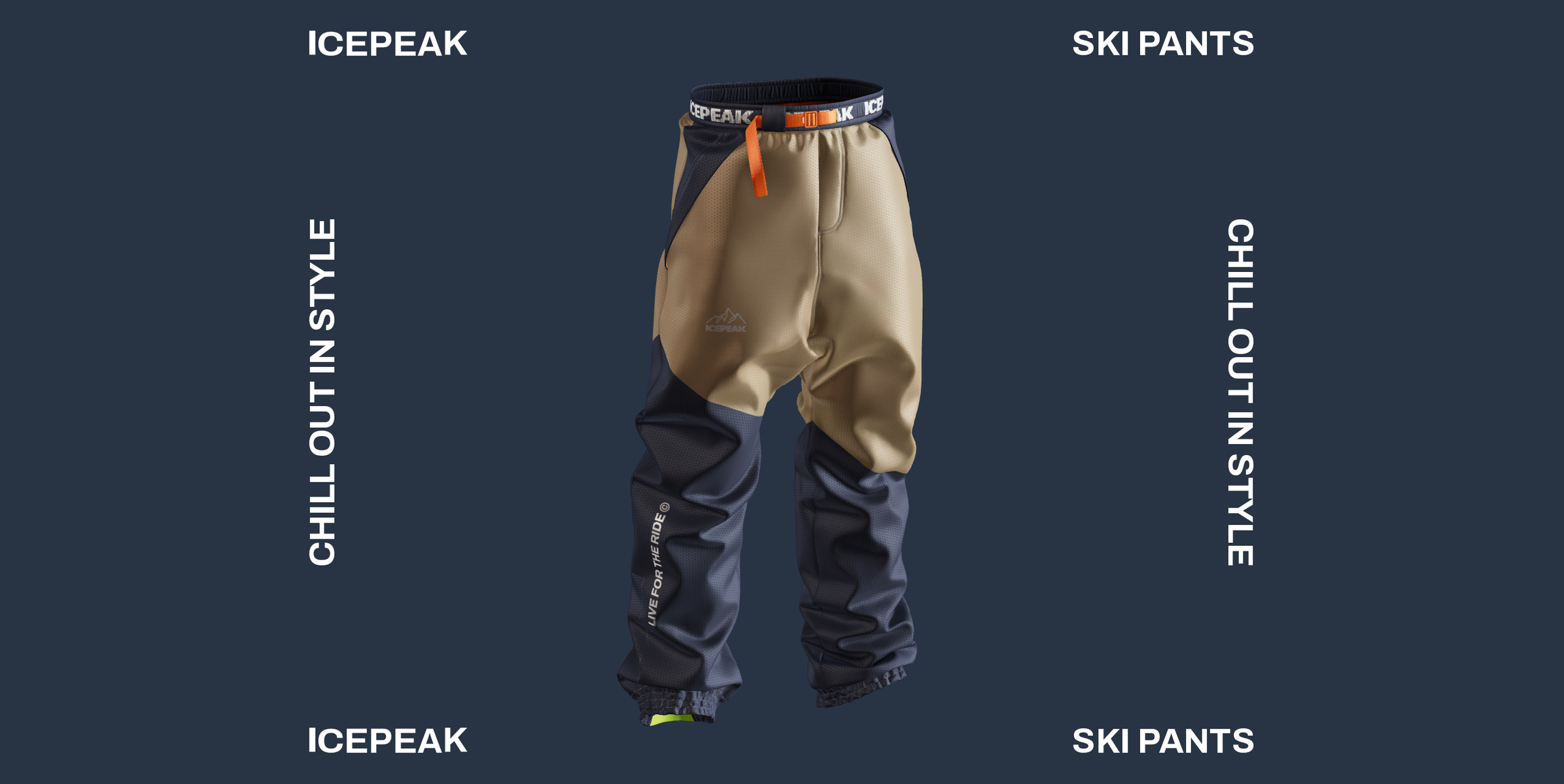 ProVisual —  Ski Pants 3D mockup and 3D model - see every detail and customize online