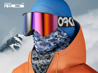 ProVisual — Snowboarder Full Kit 3D mockup and 3D model - try it now and get yours today