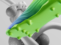 ProVisual —  Soccer Cleat 3D mockup and 3D model explore every detail and customize online now