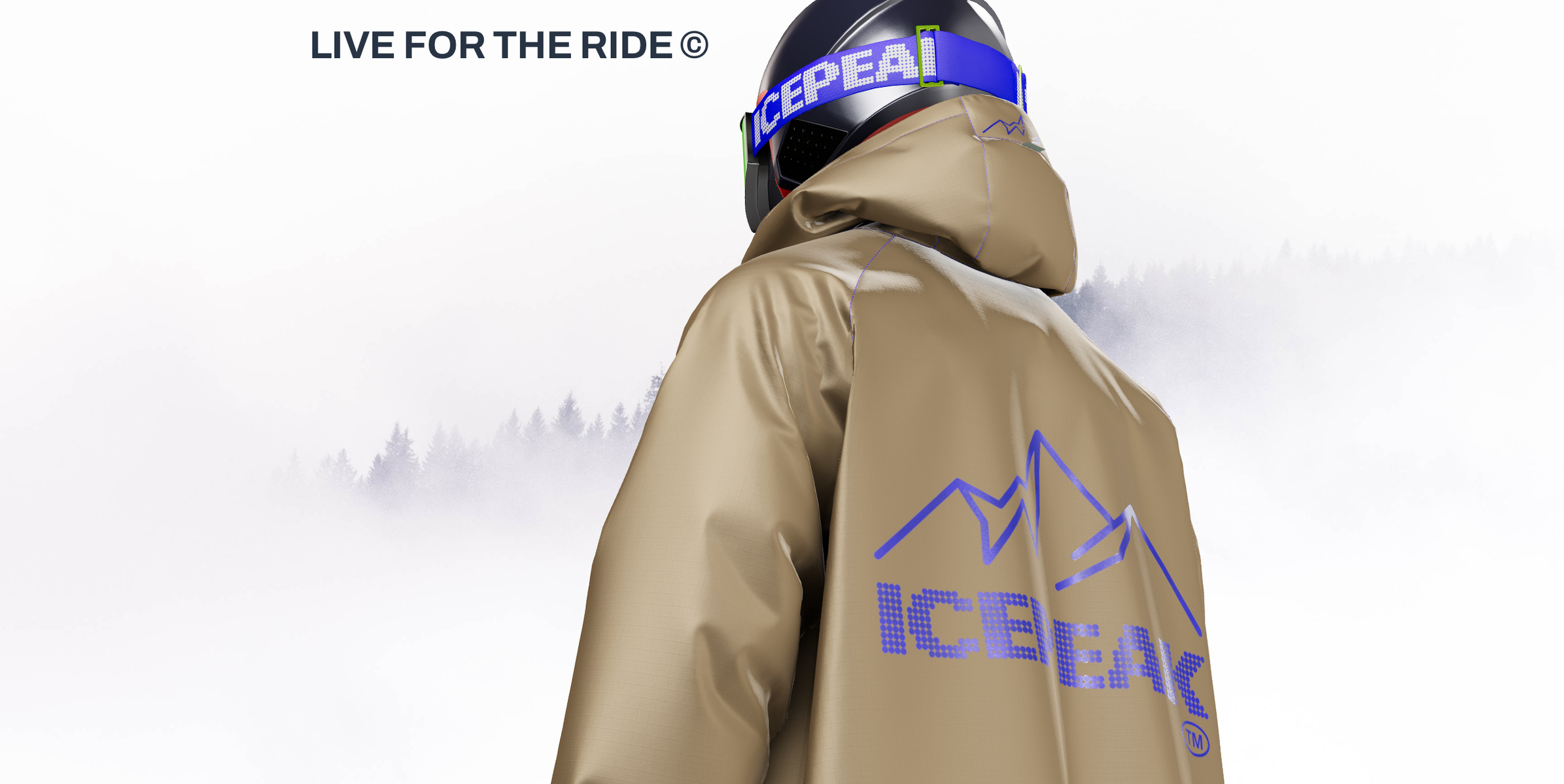 ProVisual —   Skier Full Kit 3D mockup and 3D model - see every detail and customize online