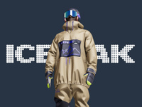 ProVisual —   Skier Full Kit 3D mockup and 3D model - see every detail and customize online