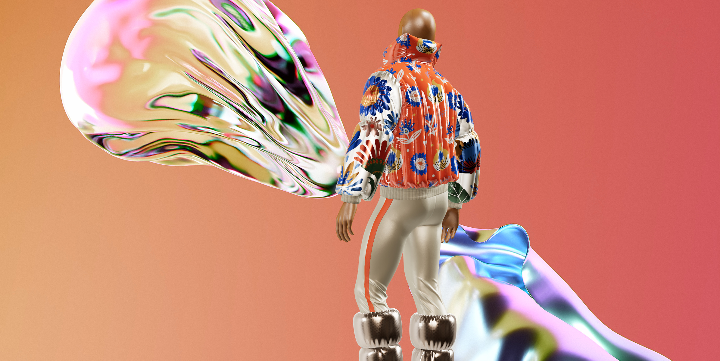 ProVisual — Character in Puffier Outfit 3D mockup and 3D model - create ...