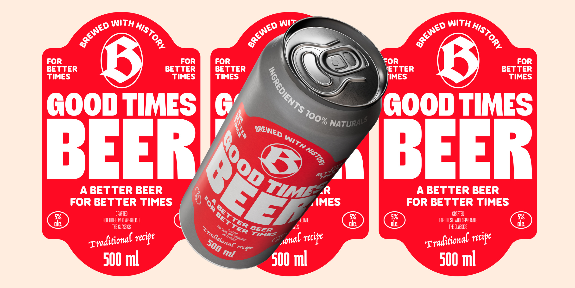 ProVisual — 500ml Aluminum Can 3D mockup and 3D model - create your perfect project online