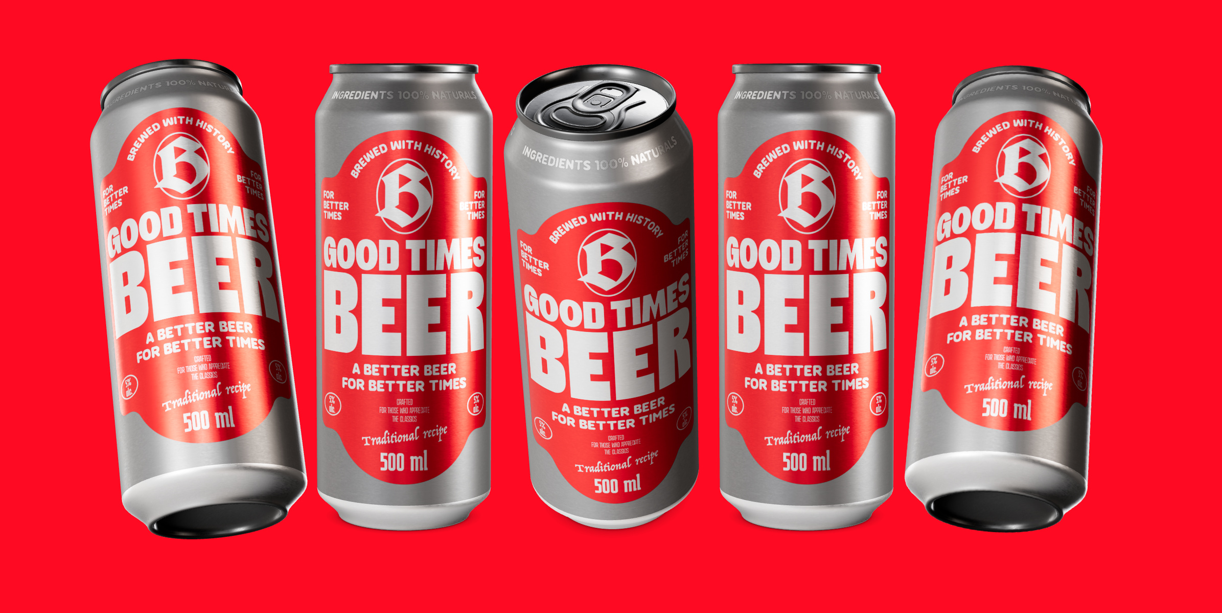 ProVisual — 500ml Aluminum Can 3D mockup and 3D model - create your perfect project online
