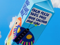 ProVisual —  1L Milk Pack 3D mockup and 3D model - see every detail and customize online